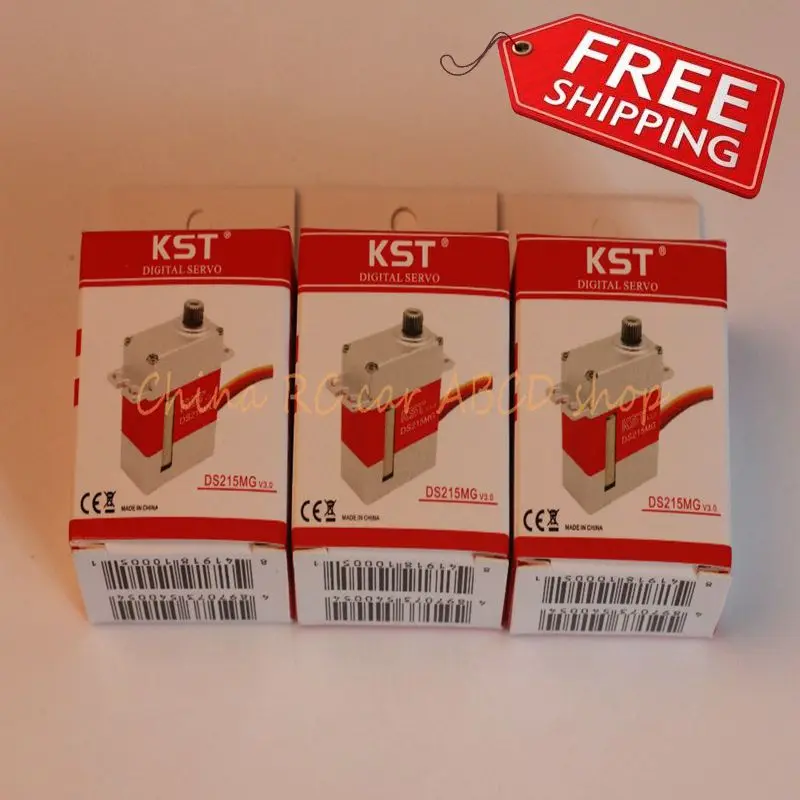 3 шт. KST DS215MG 215 мг V3.0 цифровая металлическая Шестерня Swashplate сервопривод для