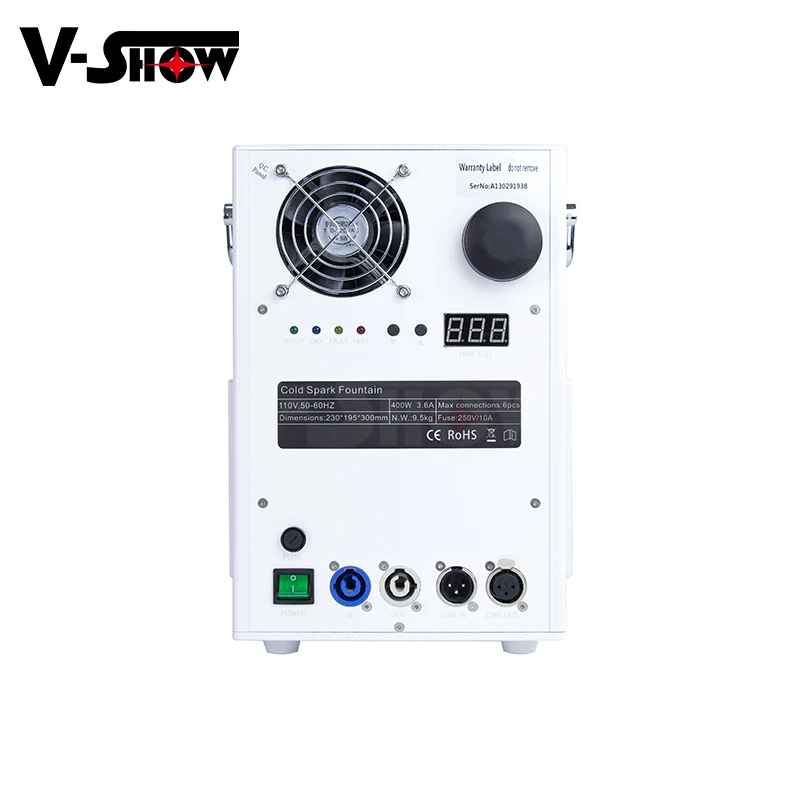 2шт 750 Вт холодная Искра фейерверк машина 10 пакетов Ti порошок Dmx пульт