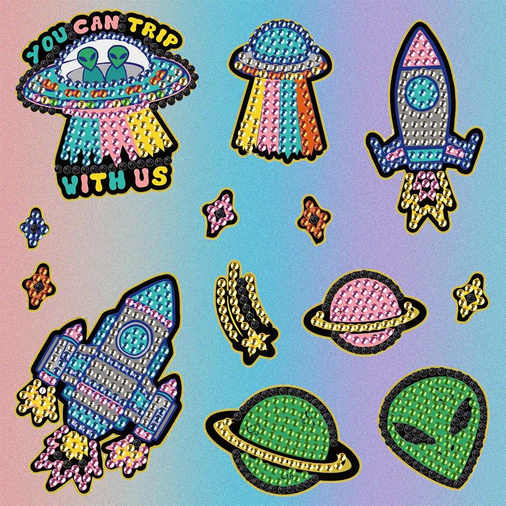 

5D Cute Stickers Small Animals Children Puzzle Diamond Mosaic Free Stickers Decoration School Stationery Supplies