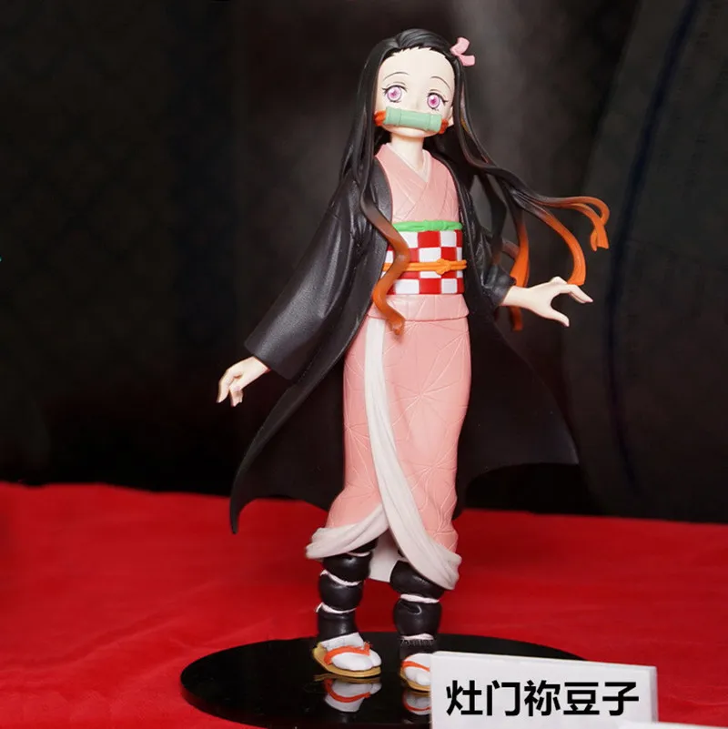 Горячая Распродажа демон Убийца ПВХ Фигурки Tanjiro Nezuko аниме Kimetsu без Yaiba Рисунок