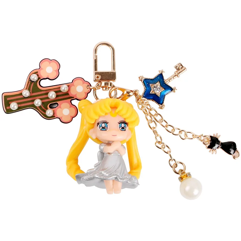 

Key Buckle Car Key Chains Bag Pendant Lovers Doll Sailor Moon Girlish Heart Fashion Jewelry Gift Toy