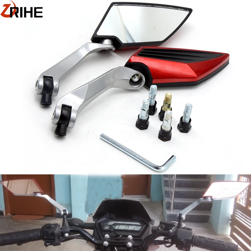 Универсальные мотоциклетные боковые зеркала заднего вида 8 мм 10 для Honda CB919 CBF1000 CBF