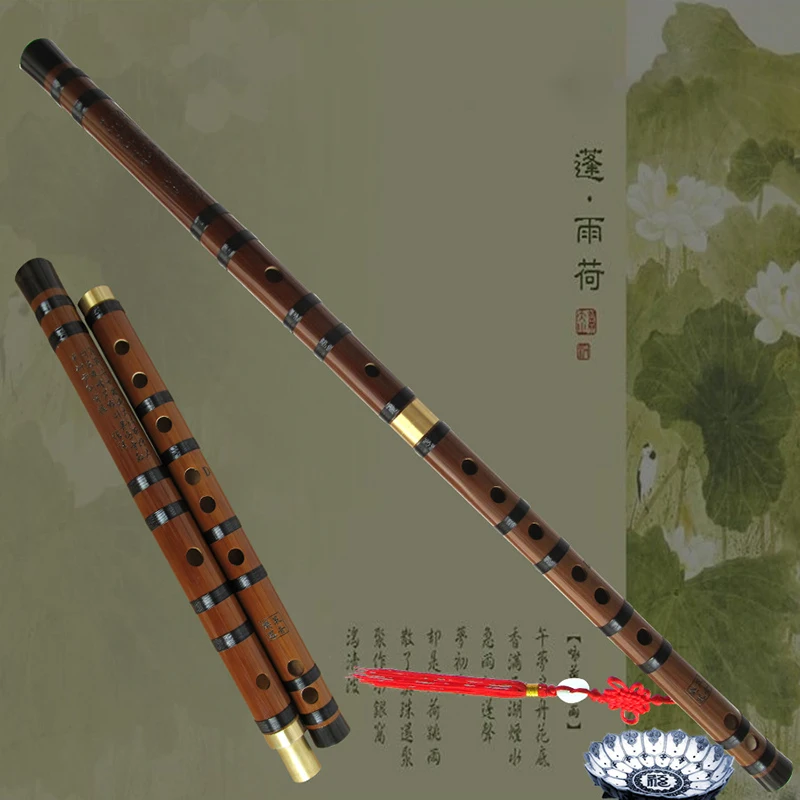 Высококачественная бамбуковая флейта профессиональных деревянных духовых инструментов C D E F G ключа китайская дизи трансверсальная флаута.