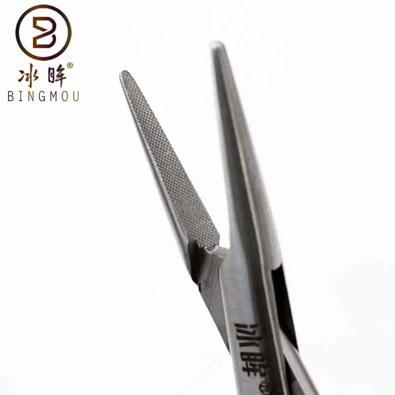 Держатель Иглы золотистая ручка из нержавеющей стали 12 5 см зубчатые иглы щипцы