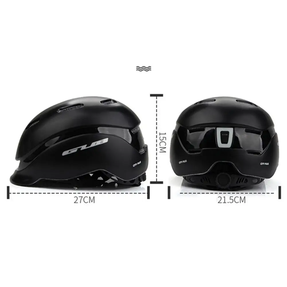 

Cycling Helmet with USB Charging Taillight PC+EPS Safety Bike Sports Urban Leisure Bicycle Helmet