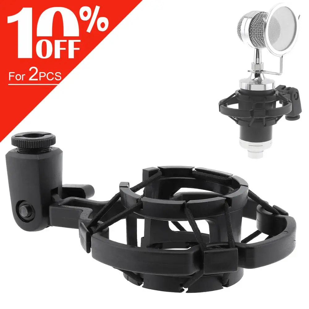 Черный пластиковый студийный зажим для записи паука подставка микрофона с