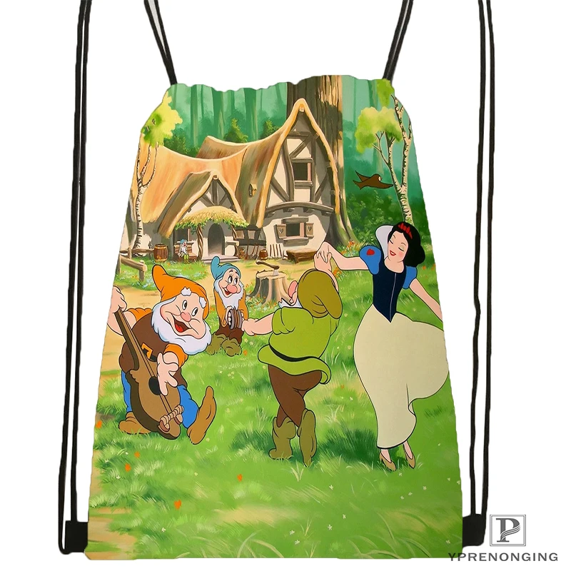 Пользовательские Белоснежка семь гномов @ 09 походная сумка на шнурке милый