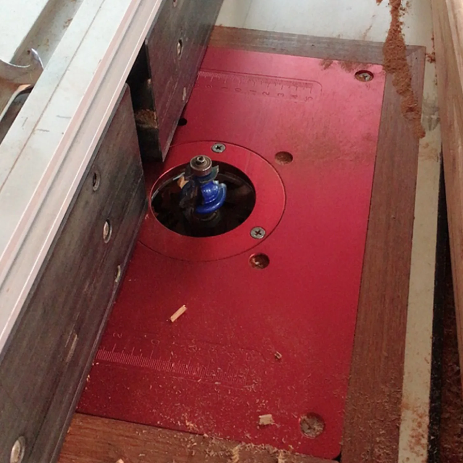 Настольный фрезерный станок 85 мм вставка из алюминиевого сплава красная плата