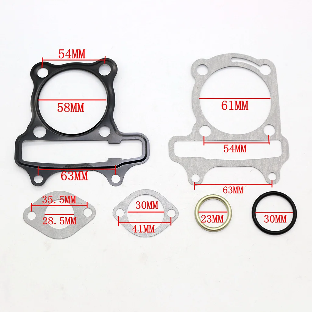 Комплект прокладок головки цилиндра для квадроцикла GY6 150cc карт и скутера мопеда |