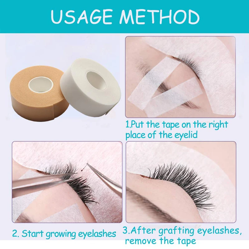 3 пакеты лента для ресниц клеевая пенопластовая ленты подушечки глаз