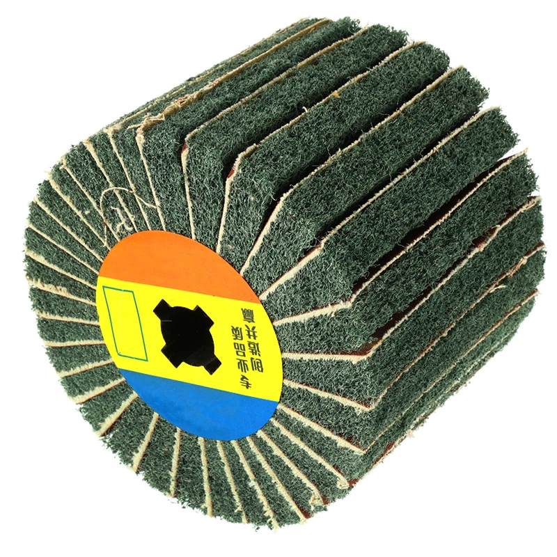 

1PC Stainless Steel Polishing Wheel 120*100*20mm Wheel Sander Deburring Grinding Mirror Finish Tool P36/180/240/320