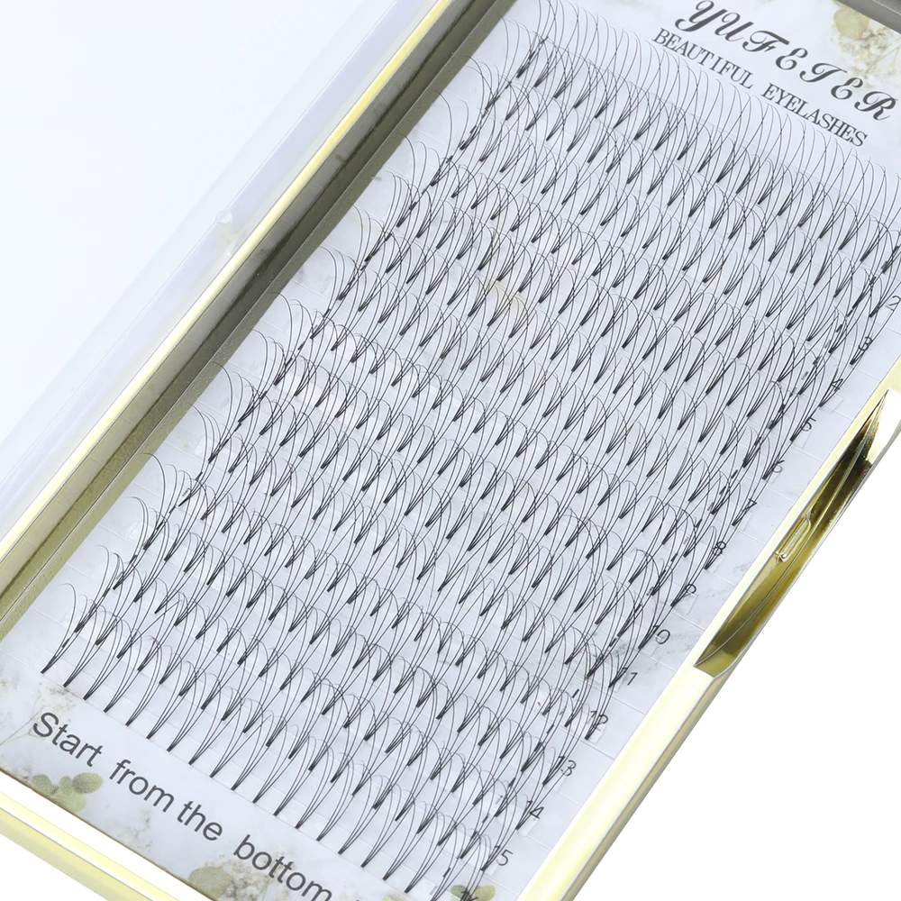 Накладные ресницы из норки 16 линий готовые для наращивания с/д толщина 0 05