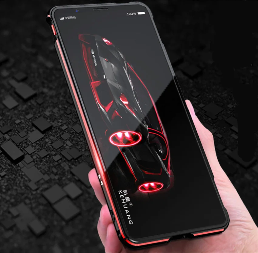 Nubia Red Magic 3 чехол металлический каркас двойной цвет Алюминиевый Бампер Защитный чехол для Красный волшебный 3 Чехол