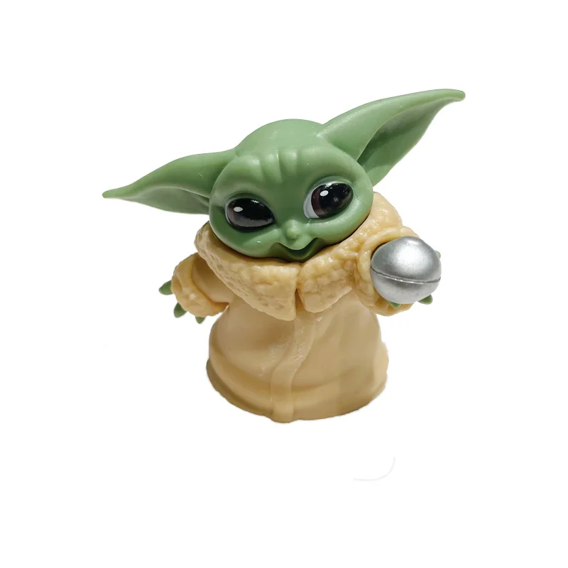 

5pcs Grogu Mandalorian 2.2-Inch Baby Yoda Doll for Kids Action Figure Toys Child Yoda Toy Figurine