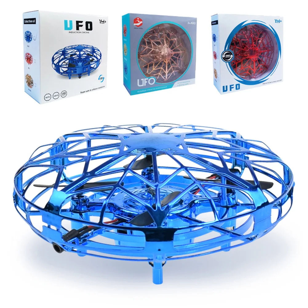 

Mini Helicopter UFO Drone Toys USB Charging Aircraft Infrared Hand Sensor Electronic Model Quadcopter Children Gift