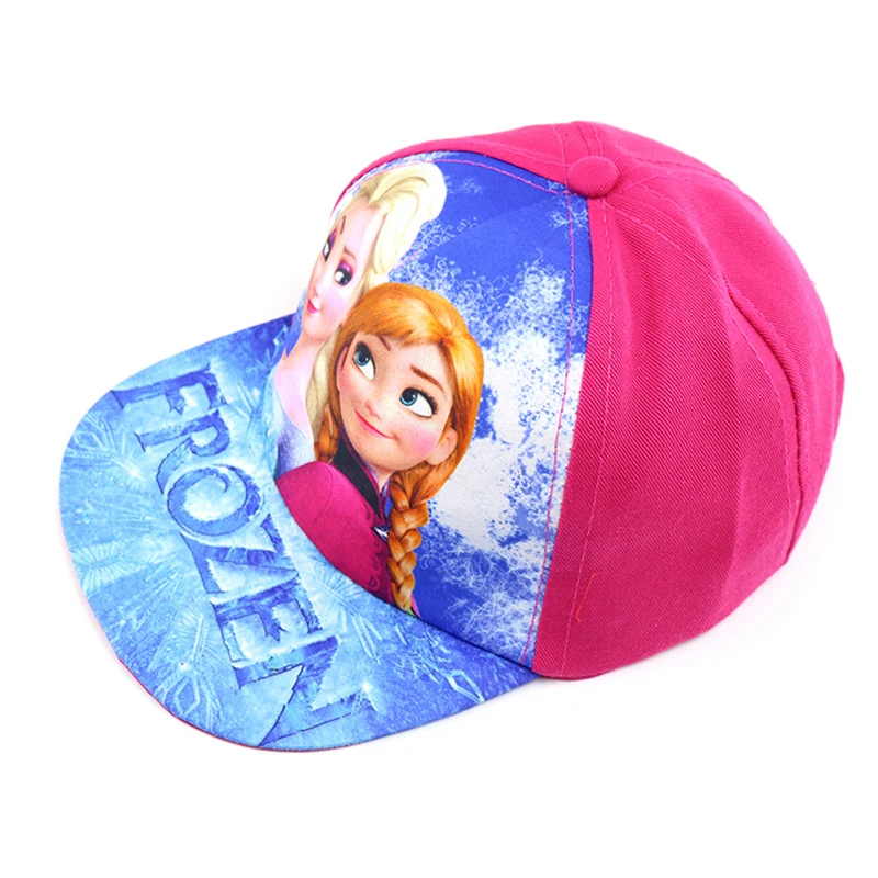 Disney Children Caps anna elsa mickey minnie Sophia Cartoon Baseball cap Baby Girls Adjustable Kids princess Hats | Детская одежда и