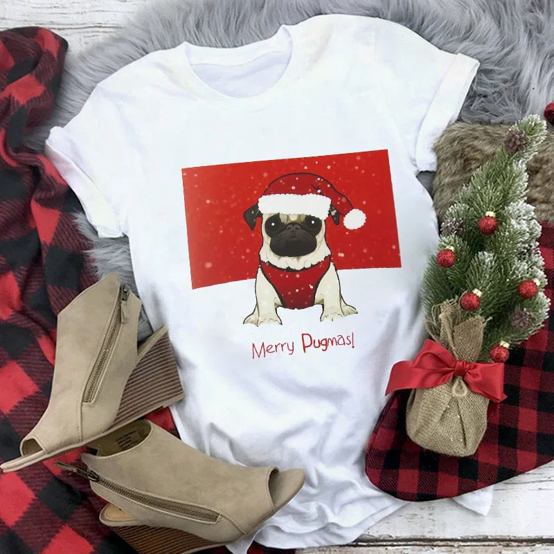 TJCJFO женская футболка с принтом веселого Рождества модная Милая графическим