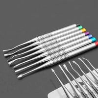 dental pen type minimally invasive dental extractor root tip straight curved triangle t shaped broken crown to pry and remove th
