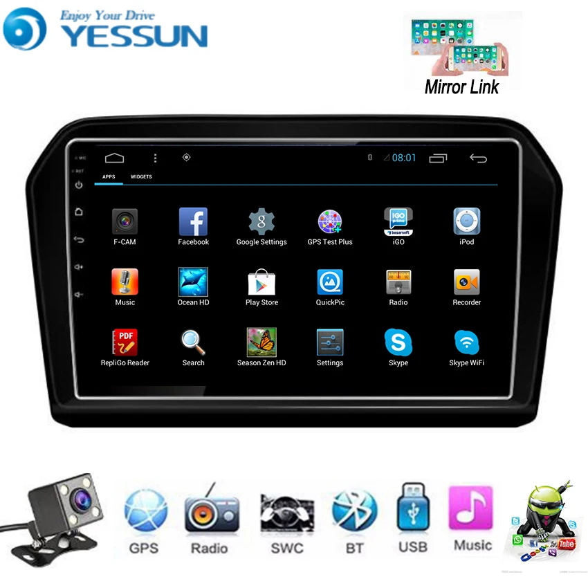 YESSUN для Volkswagen Jetta 2013 ~ 2018 автомобильный Android мультимедийный плеер автомобильное