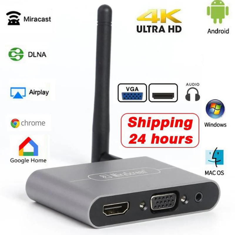 Mira screen X6W Plus беспроводной HD ТВ адаптер Miracast Airplay DLNA зеркальный экран HDMI