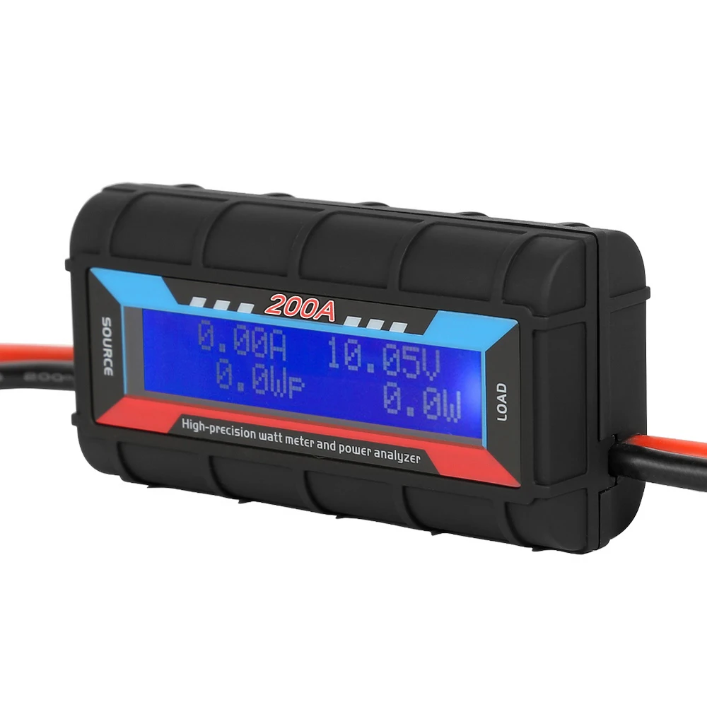 

Digital Wattmeter RC 200A 150A Power Analyzer With Backlight With LCD Display High Precision Battery Voltage Amp Watt Meter