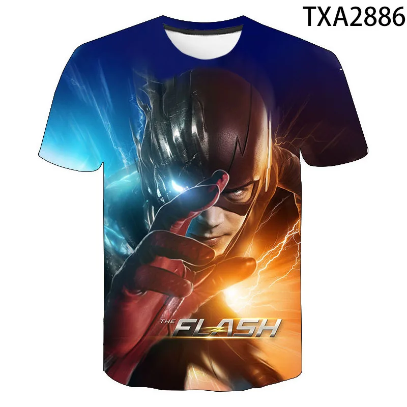 

The Flash Summer 3D Printed T Shirts Casual Boy Girl Kids Fashion Streetwear Short Sleeve Men Women Children Cool Tops Tee
