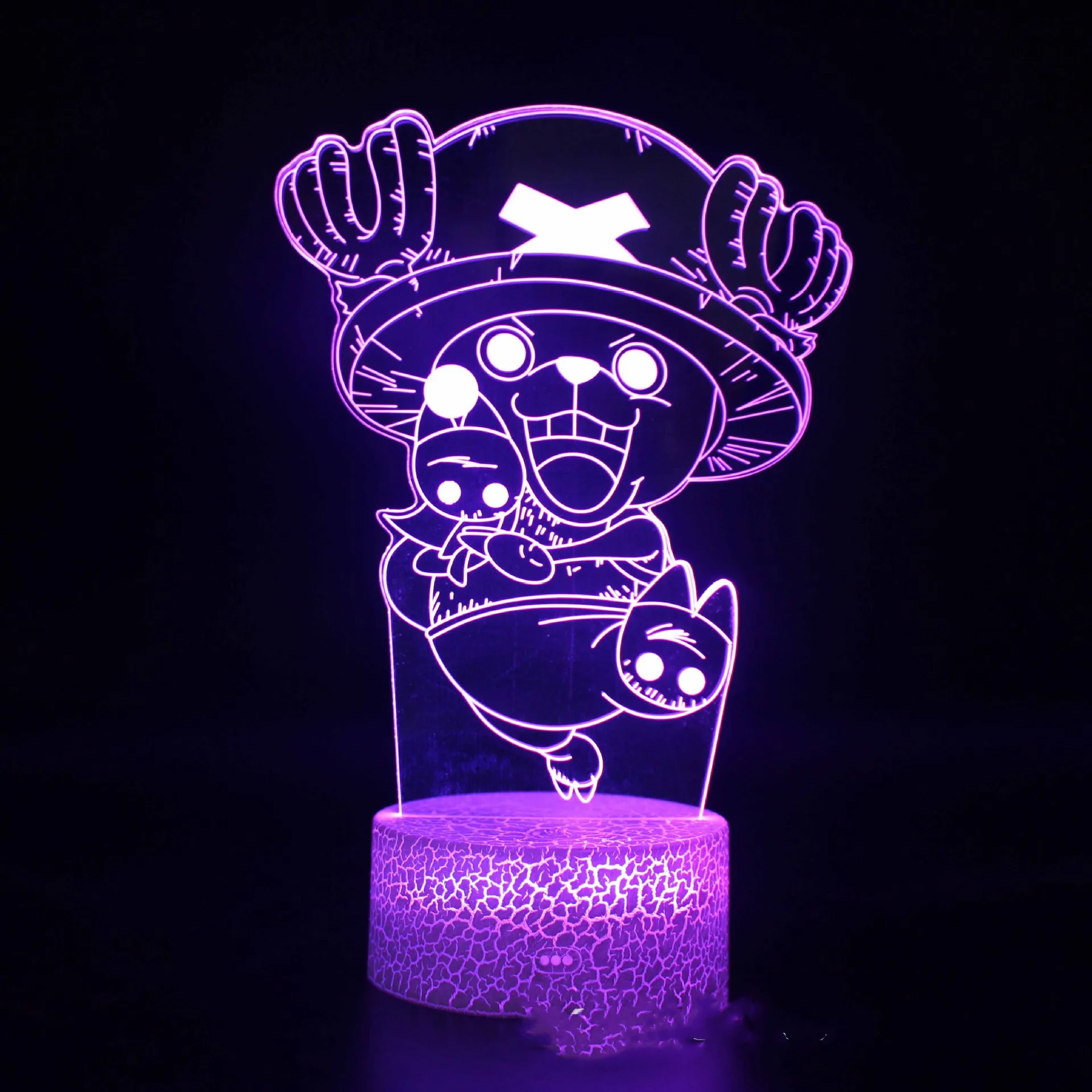 Светодиодный акриловый 3D светильник в стиле аниме неоновая вывеска украшение
