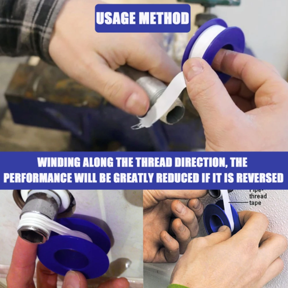 Совместная Водостоки фитинг нить уплотнительная лента ПТФЭ для водопроводной