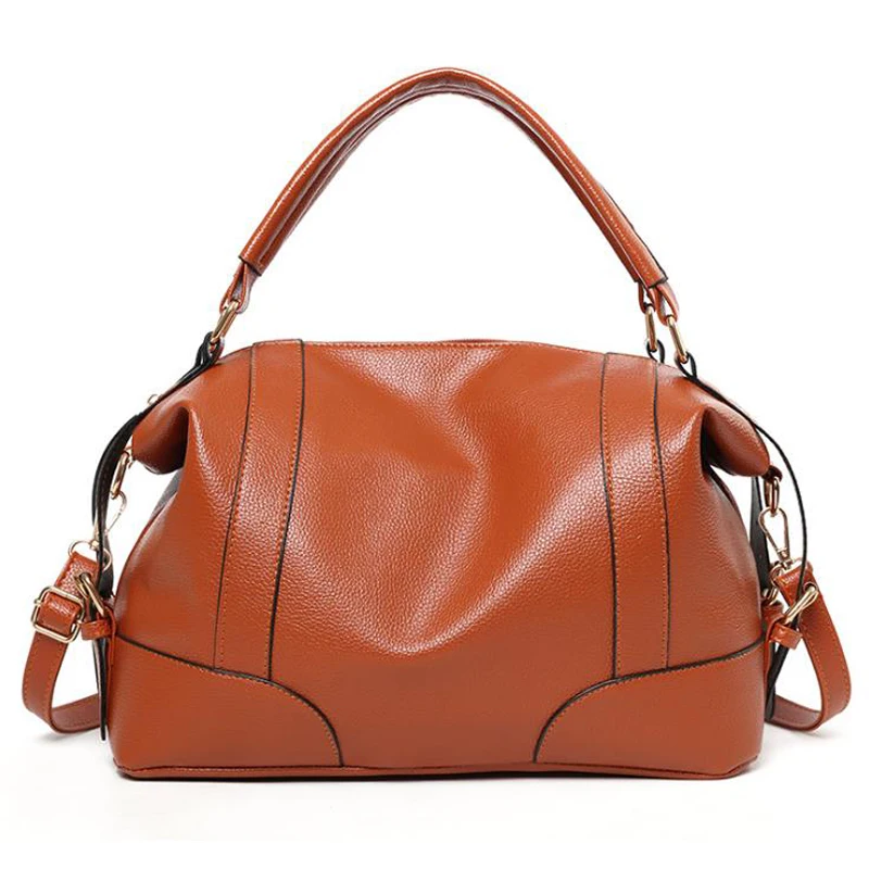 

Женская кожаная сумка в европейском стиле, модель 2020 года, вместительные роскошные сумки через плечо, Сумки из искусственной кожи известног...