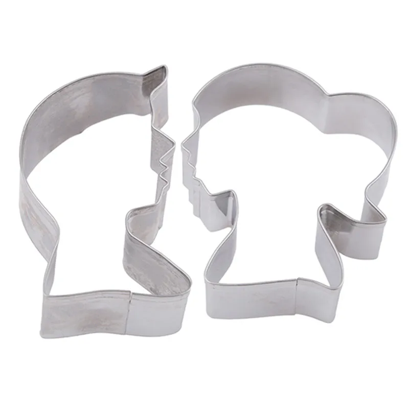 Формочка для печенья в форме пары форма поцелуя 2 шт. формочка торта и мальчиков