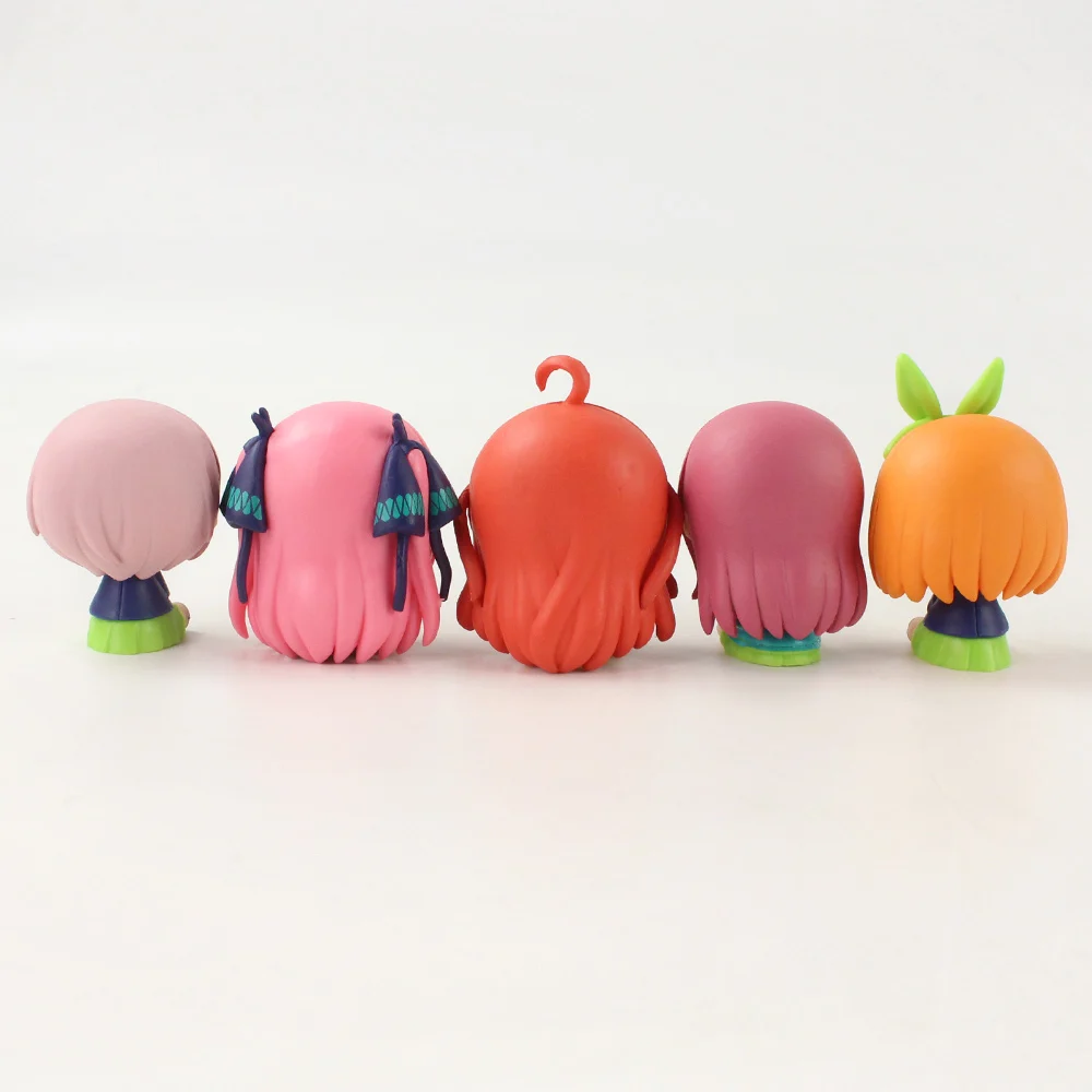 5 шт./компл. см аниме Прекрасная пятиконечная фигурка Накано ичика Нино йоцуба