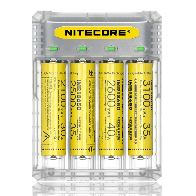 Оптовая продажа быстрое зарядное устройство NITECORE Q4 4Bay 4A для литий-ионных