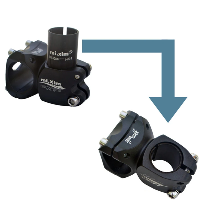 Шток редуктор из алюминиевого сплава для велосипеда от 25 4 до 28 6 мм|Велосипедный