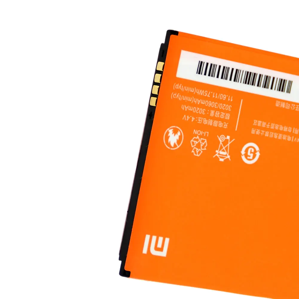 

Xiaomi Original BM45 Phone Battery For Xiaomi Mi Redmi Note 2 Redrice note2 Authentic Replacement Batteria 3060mAh akku