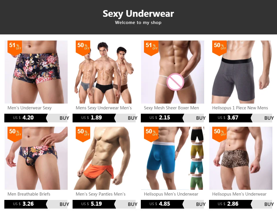 Men's Underwear Sexy Boxers Men Flower Leopard Print Boxer Shorts Pouch Underpants Gay Men Underwear Boxers