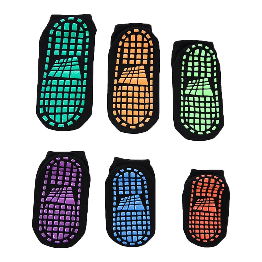 1 пара противоскользящие носки для детей из хлопка и полиэстера