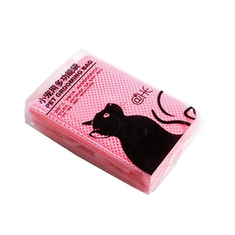 Лидер продаж Сетчатая Сумка для ванны ухода за кошками регулируемые сумки мытья