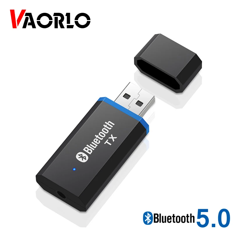 Передатчик USB VAORLO с низкой задержкой беспроводной адаптер Bluetooth 5 0 для