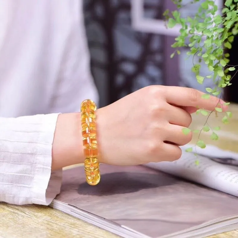 Citrinebiżuteria damska браслет цепочка bedels gioielli donna joyeria fina breloque cadena łańcuchy armbandjes ювелирные