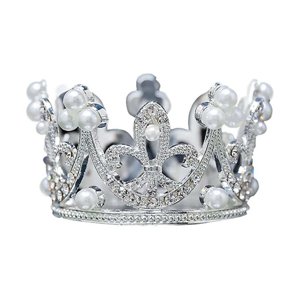 2019 Children Crown Tiara Queen King Diadem Prom Headdress Boys and Girls Tiaras Crowns for Birthday Cake hair jewelry | Дом и сад