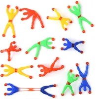 10 pack random color window crawler climbing man sticky action figure wall climber rolling men fidget toys