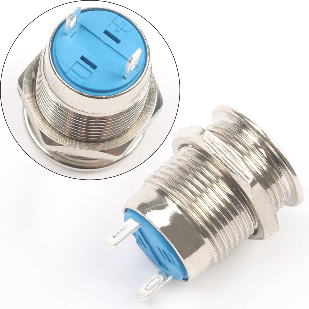 12 мм металлическая кнопка Водонепроницаемый никелированный латунный