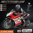 Мотоцикл Ducati с дистанционным управлением в масштабе 1:10, 25 кмч, 4 канала, высокоскоростной гоночный мотоцикл, электрический внедорожник, Радиоуправляемый автомобиль, игрушки
