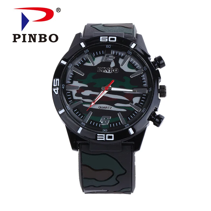 

Camouflage Sports Watch Unisex Fashion Silicone Student Sports Watch luxury
