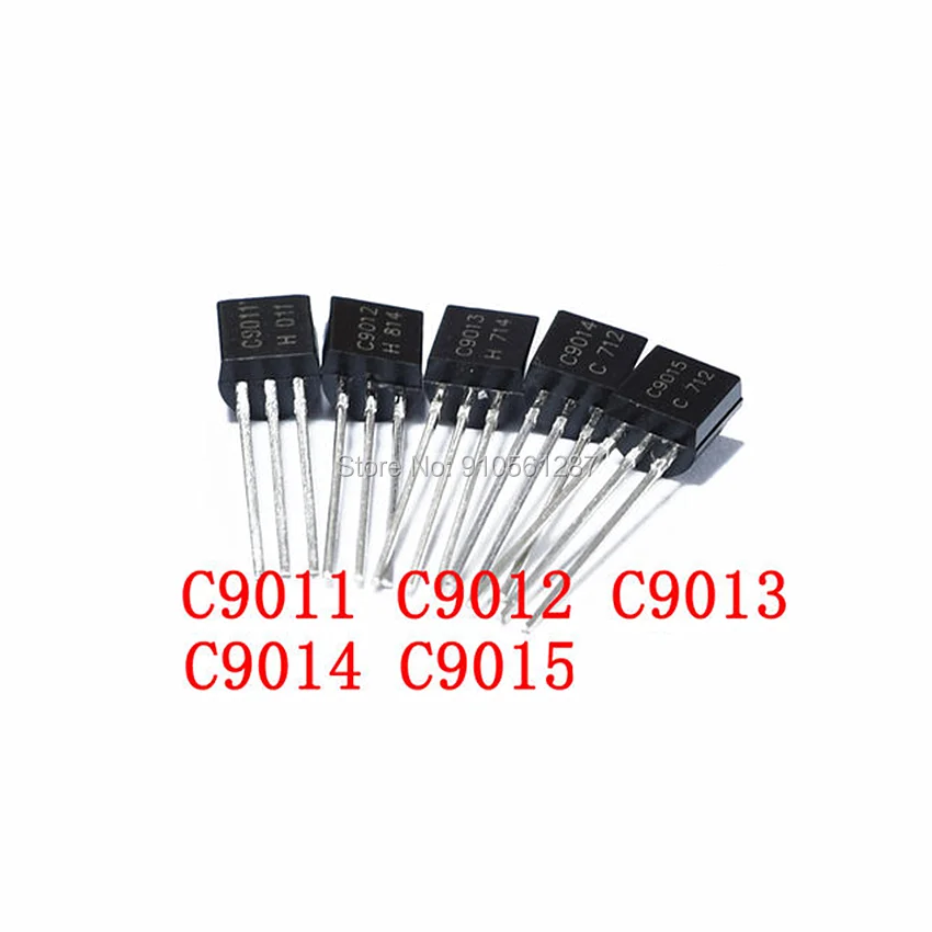ТРАНЗИСТОР TO-92 2N2222 SS8050 SS8550 C8050 C8550 C9011 C9012 C9013 C9014 C9015 C9018 BC547B BC547C BC557B BC557C 100 шт. |