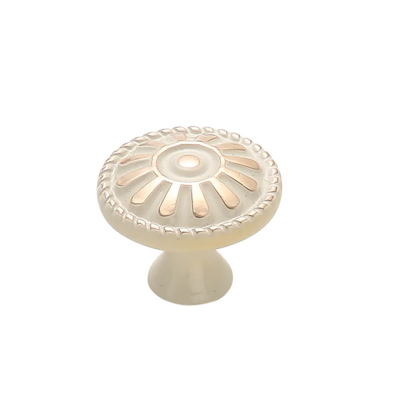 JD Европейский стиль ретро ручка ящика с одним отверстием круглая аксессуары для