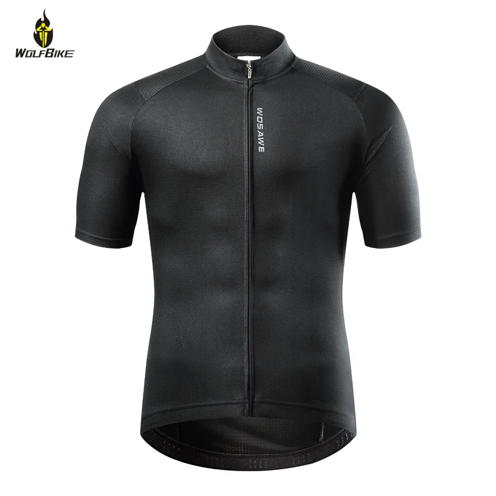 

WOSAWE Breathable Reflective Men Cycling Jerseys Short Sleeve Summer Mountain Road Bike Downhill Bicycle Top MTB Under Shirts