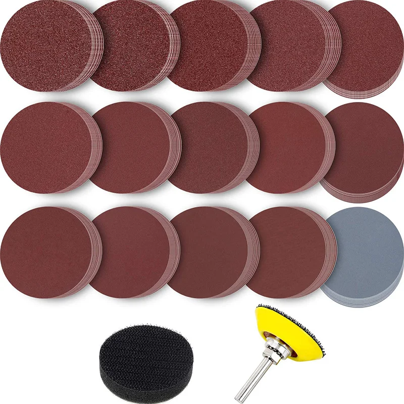 

150 Pieces 2 Inch Sanding Disc Buffer With Notebook, Foam Polishing Pad And Post