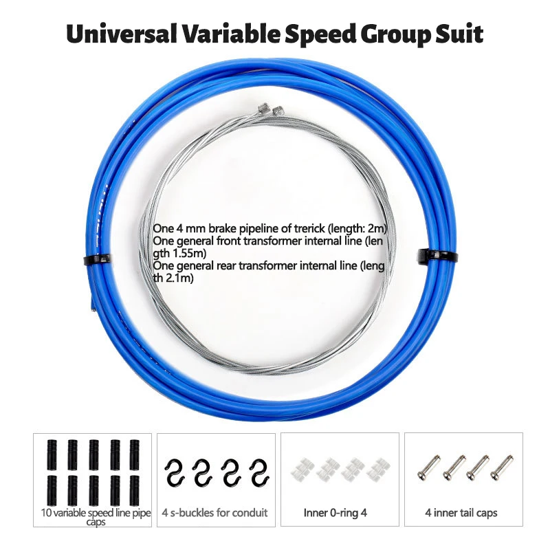 5 цветов Профессиональный велосипед передний/задний кабель тормозного механизма