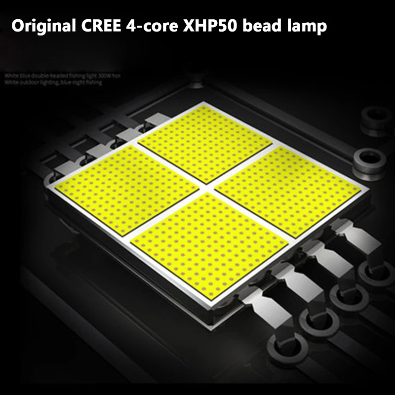 XHP50.2 4-ядерный высококачественный светодиодный тактильный фонарик ультра яркий